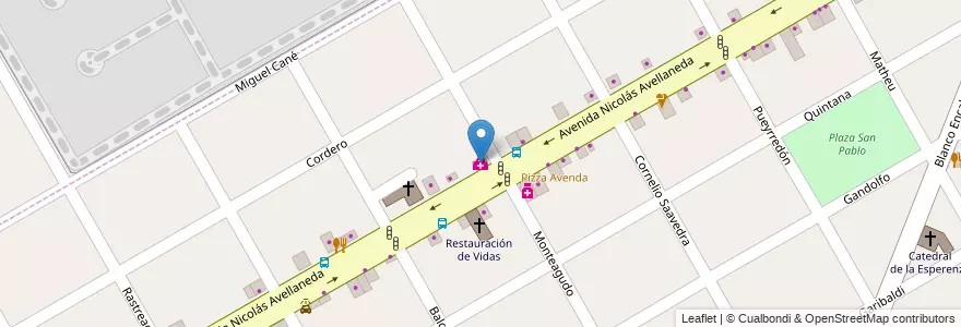 Mapa de ubicacion de Consultarios Medicos en Argentinië, Buenos Aires, Partido De San Fernando, Victoria.