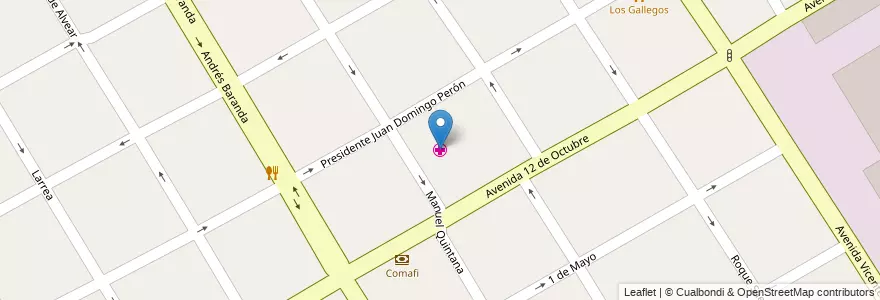 Mapa de ubicacion de Consultorio de Radiología en アルゼンチン, ブエノスアイレス州, Partido De Quilmes, Quilmes.