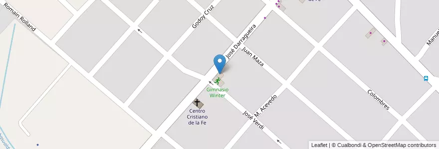 Mapa de ubicacion de Consultorio Dental en Argentina, Buenos Aires, Partido De Malvinas Argentinas, Los Polvorines.