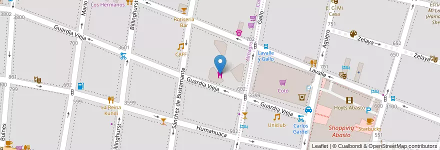 Mapa de ubicacion de Consultorio Doctora Segura, Almagro en Argentine, Ciudad Autónoma De Buenos Aires, Comuna 5, Buenos Aires.