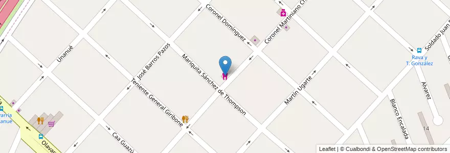 Mapa de ubicacion de Consultorio Medico Odontológico en آرژانتین, استان بوئنوس آیرس, Partido De La Matanza, Villa Celina.