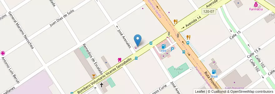 Mapa de ubicacion de Consultorio Odontológico IM en Arjantin, Buenos Aires, Partido De Florencio Varela, Florencio Varela.