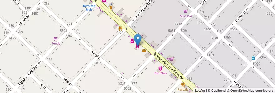 Mapa de ubicacion de Consultorios de Odontología, Villa Luro en الأرجنتين, Ciudad Autónoma De Buenos Aires, Buenos Aires, Comuna 10.