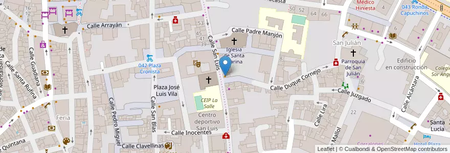 Mapa de ubicacion de ConTenedor en Spanje, Andalusië, Sevilla, Sevilla.