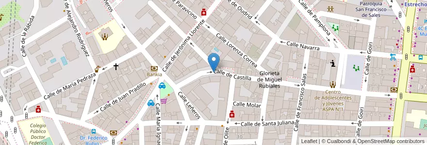 Mapa de ubicacion de Contenedores Vidrio y Papel en Spain, Community Of Madrid, Community Of Madrid, Área Metropolitana De Madrid Y Corredor Del Henares, Madrid.