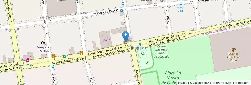 Mapa de ubicacion de Copetín de Tango, San Cristobal en 아르헨티나, Ciudad Autónoma De Buenos Aires, Comuna 3, 부에노스아이레스.