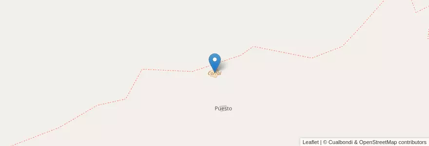 Mapa de ubicacion de Corral en アルゼンチン, トゥクマン州, Departamento Lules, Municipio De San Pablo Y Villa Nougués.
