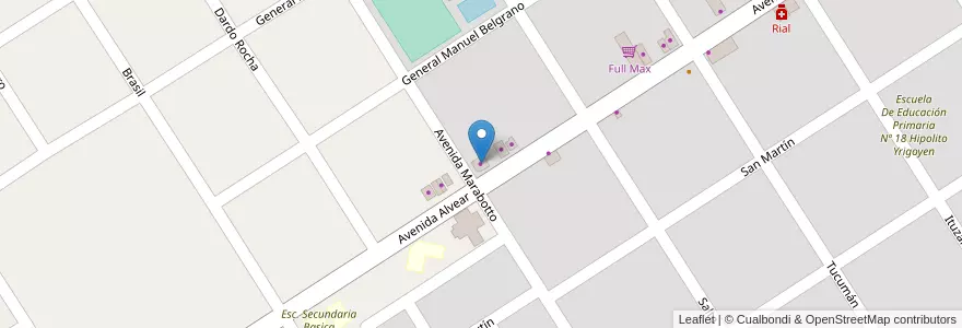 Mapa de ubicacion de Corralón de Materiales Laumayema en Arjantin, Buenos Aires, Partido De Tigre, Benavídez.