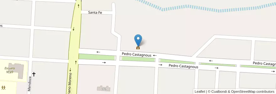 Mapa de ubicacion de Corralon Municipal en アルゼンチン, チリ, ネウケン州, Departamento Confluencia, Municipio De Plaza Huincul, Plaza Huincul.