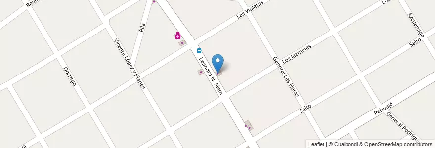 Mapa de ubicacion de Corralon San Ceferino en Argentinië, Buenos Aires, Partido De Esteban Echeverría, Monte Grande.