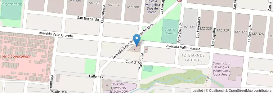 Mapa de ubicacion de CORRALÓN VALLE GRANDE en アルゼンチン, フフイ州, Departamento Doctor Manuel Belgrano, Municipio De San Salvador De Jujuy, Alto Comedero.