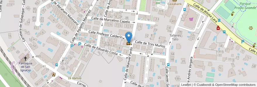 Mapa de ubicacion de Correos en 스페인, Comunidad De Madrid, Comunidad De Madrid, Cuenca Del Guadarrama, Galapagar, Torrelodones.
