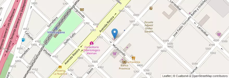 Mapa de ubicacion de Cortarte, Villa Lugano en آرژانتین, Ciudad Autónoma De Buenos Aires, Buenos Aires, Comuna 8.
