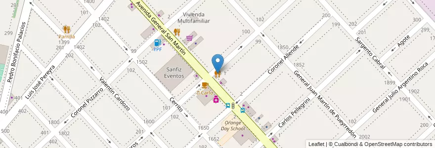 Mapa de ubicacion de Cosa Belle en Arjantin, Buenos Aires, Partido De La Matanza, Ramos Mejía.