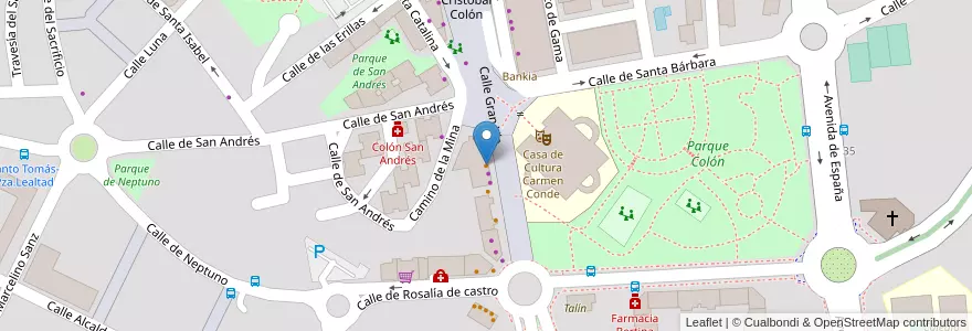 Mapa de ubicacion de Cosmopolitan en إسبانيا, منطقة مدريد, منطقة مدريد, Área Metropolitana De Madrid Y Corredor Del Henares, Majadahonda.