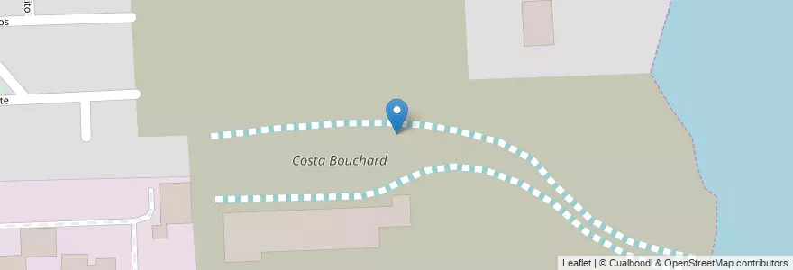 Mapa de ubicacion de Costa Bouchard en Arjantin, Santa Fe, Departamento Rosario, Municipio De Granadero Baigorria, Granadero Baigorria.
