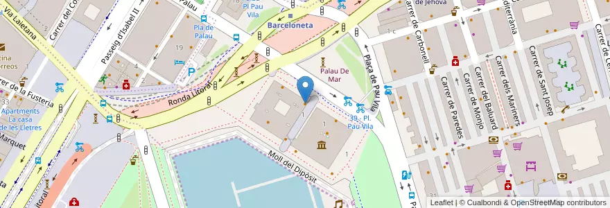 Mapa de ubicacion de Costa Coffee en スペイン, カタルーニャ州, Barcelona, バルサルネス, Barcelona.