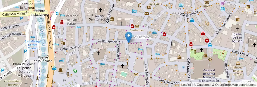Mapa de ubicacion de Costa Coffee en 西班牙, 安达鲁西亚, Málaga, Málaga-Costa Del Sol, Málaga.