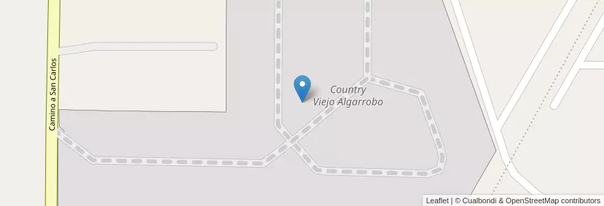 Mapa de ubicacion de Country Viejo Algarrobo en آرژانتین, Córdoba, Departamento Capital, Pedanía Capital, Córdoba, Municipio De Córdoba.