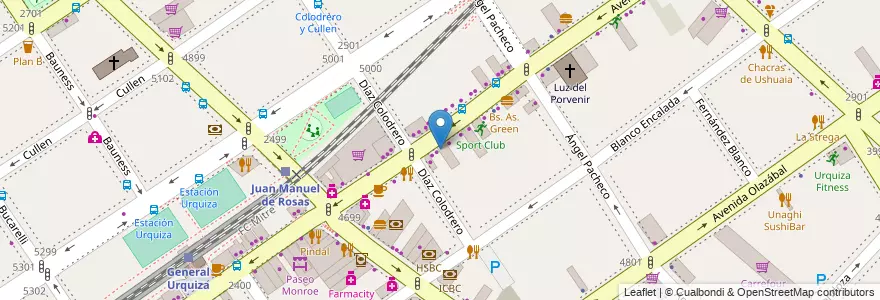 Mapa de ubicacion de CREAR Odontólogos, Villa Urquiza en 阿根廷, Ciudad Autónoma De Buenos Aires, Comuna 12, 布宜诺斯艾利斯.