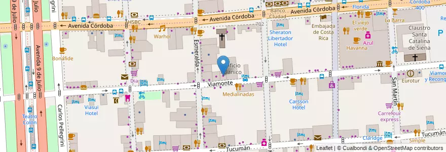 Mapa de ubicacion de Creciendo, San Nicolas en Argentina, Autonomous City Of Buenos Aires, Comuna 1, Autonomous City Of Buenos Aires.