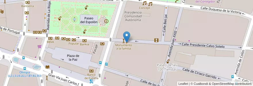 Mapa de ubicacion de Crema Cafe en Espanha, La Rioja, La Rioja, Logroño.