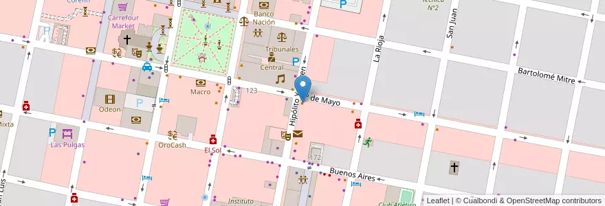 Mapa de ubicacion de Cremolatti en آرژانتین, استان انتره ریوس, Departamento Concordia, Distrito Suburbios, Concordia, Concordia.