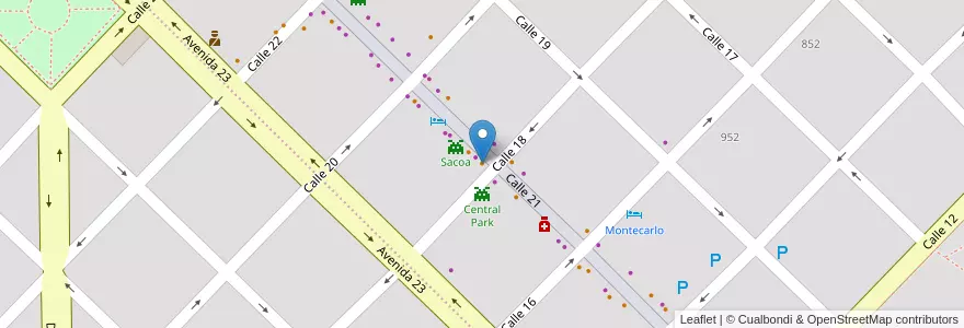 Mapa de ubicacion de Cremolatti en Arjantin, Buenos Aires, Partido De General Alvarado, Miramar.