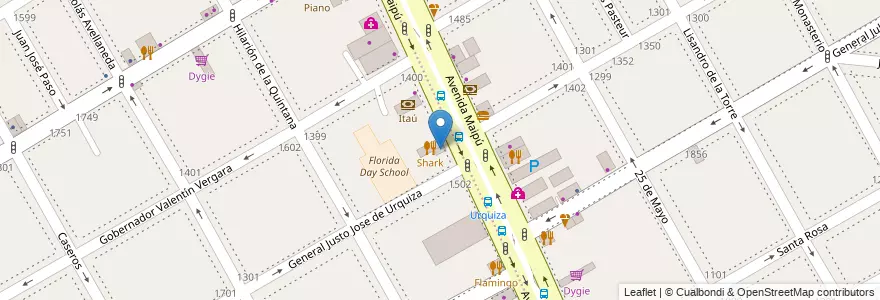 Mapa de ubicacion de Cremolatti en アルゼンチン, ブエノスアイレス州, Partido De Vicente López, Vicente López.