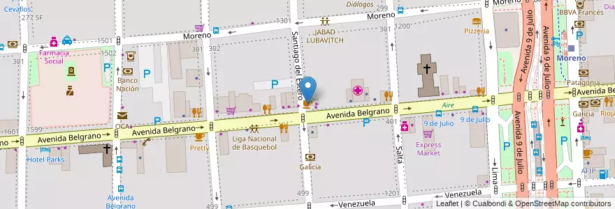 Mapa de ubicacion de Cremolatti, Montserrat en الأرجنتين, Ciudad Autónoma De Buenos Aires, Comuna 1, Buenos Aires.