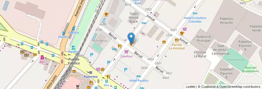 Mapa de ubicacion de Cremolatti, Palermo en Arjantin, Ciudad Autónoma De Buenos Aires, Buenos Aires, Comuna 14.