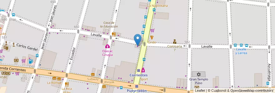 Mapa de ubicacion de Crescent, Balvanera en الأرجنتين, Ciudad Autónoma De Buenos Aires, Comuna 3, Buenos Aires.