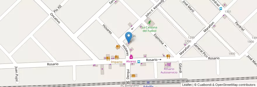 Mapa de ubicacion de Cristal en Argentina, Buenos Aires, Partido De Malvinas Argentinas, Villa De Mayo, Ingeniero Adolfo Sourdeaux.