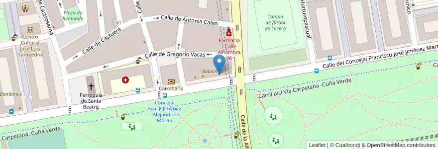 Mapa de ubicacion de Cristi y Ana en Spanien, Autonome Gemeinschaft Madrid, Autonome Gemeinschaft Madrid, Área Metropolitana De Madrid Y Corredor Del Henares, Madrid.