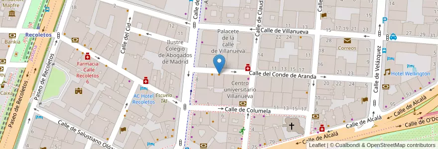 Mapa de ubicacion de Cristina Oria en Spain, Community Of Madrid, Community Of Madrid, Área Metropolitana De Madrid Y Corredor Del Henares, Madrid.
