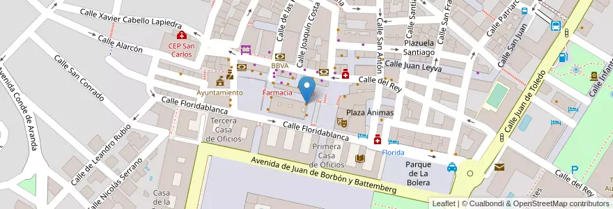 Mapa de ubicacion de Croché Cafetín en Испания, Мадрид, Мадрид, Cuenca Del Guadarrama, San Lorenzo De El Escorial.