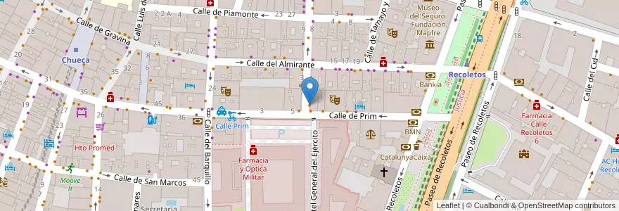 Mapa de ubicacion de Croché en Испания, Мадрид, Мадрид, Área Metropolitana De Madrid Y Corredor Del Henares, Мадрид.