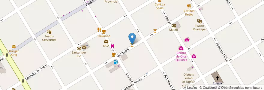 Mapa de ubicacion de Cronos Club en 阿根廷, 布宜诺斯艾利斯省, Partido De Quilmes, Quilmes.