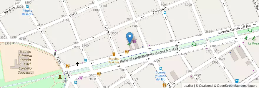 Mapa de ubicacion de Crosfit, Saavedra en آرژانتین, Ciudad Autónoma De Buenos Aires, Comuna 12, Buenos Aires.