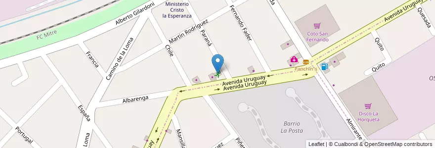 Mapa de ubicacion de Crossfit Sieven en 阿根廷, 布宜诺斯艾利斯省, Partido De San Fernando, Victoria.