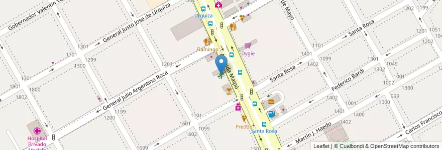 Mapa de ubicacion de CrossFit Tropa en Argentina, Buenos Aires, Partido De Vicente López, Vicente López.