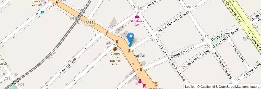 Mapa de ubicacion de Crucesita GNC en Arjantin, Buenos Aires, Partido De Avellaneda, Avellaneda.