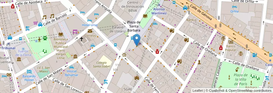 Mapa de ubicacion de Cruz Blanca en España, Comunidad De Madrid, Comunidad De Madrid, Área Metropolitana De Madrid Y Corredor Del Henares, Madrid.