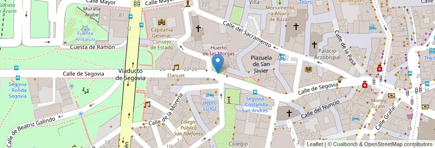 Mapa de ubicacion de CRUZ VERDE, PLAZA, DE LA,4 en Испания, Мадрид, Мадрид, Área Metropolitana De Madrid Y Corredor Del Henares, Мадрид.