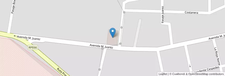 Mapa de ubicacion de cuartel general de bomberos de Jesus Maria en 阿根廷, Córdoba, Departamento Colón, Pedanía Cañas.