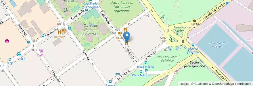 Mapa de ubicacion de Cucina Paradiso, Belgrano en 阿根廷, Ciudad Autónoma De Buenos Aires, 布宜诺斯艾利斯, Comuna 13.