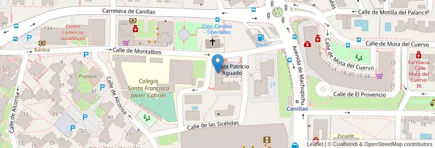 Mapa de ubicacion de Cucutras en Espanha, Comunidade De Madrid, Comunidade De Madrid, Área Metropolitana De Madrid Y Corredor Del Henares, Madrid.