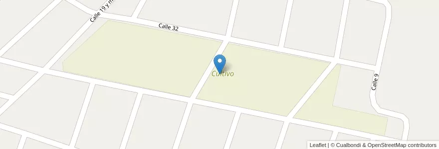 Mapa de ubicacion de Cultivo en الأرجنتين, سانتا في, إدارة العاصمة, Municipio De Arroyo Leyes.