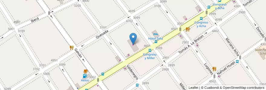 Mapa de ubicacion de Cutuli Hermanos, Villa Urquiza en آرژانتین, Ciudad Autónoma De Buenos Aires, Comuna 12, Buenos Aires.