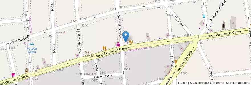 Mapa de ubicacion de Cyber Roswell, San Cristobal en الأرجنتين, Ciudad Autónoma De Buenos Aires, Comuna 3, Buenos Aires.